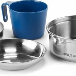 GSI Outdoors Glacier Stainless 1-Person Mess Kit