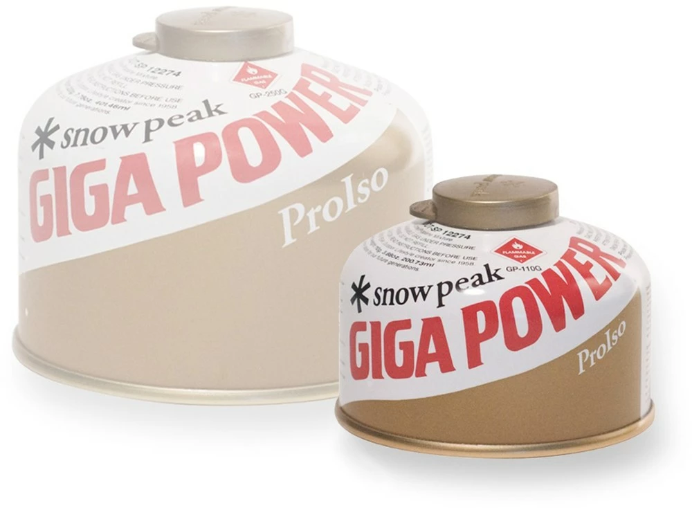 Snow Peak GigaPower 110 Gold Fuel Canister - 110g - Image 2